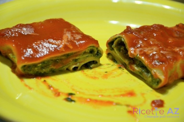 Cannelloni ricotta e spinaci