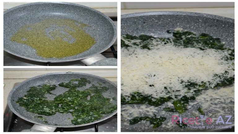 spinaci filanti preparazione