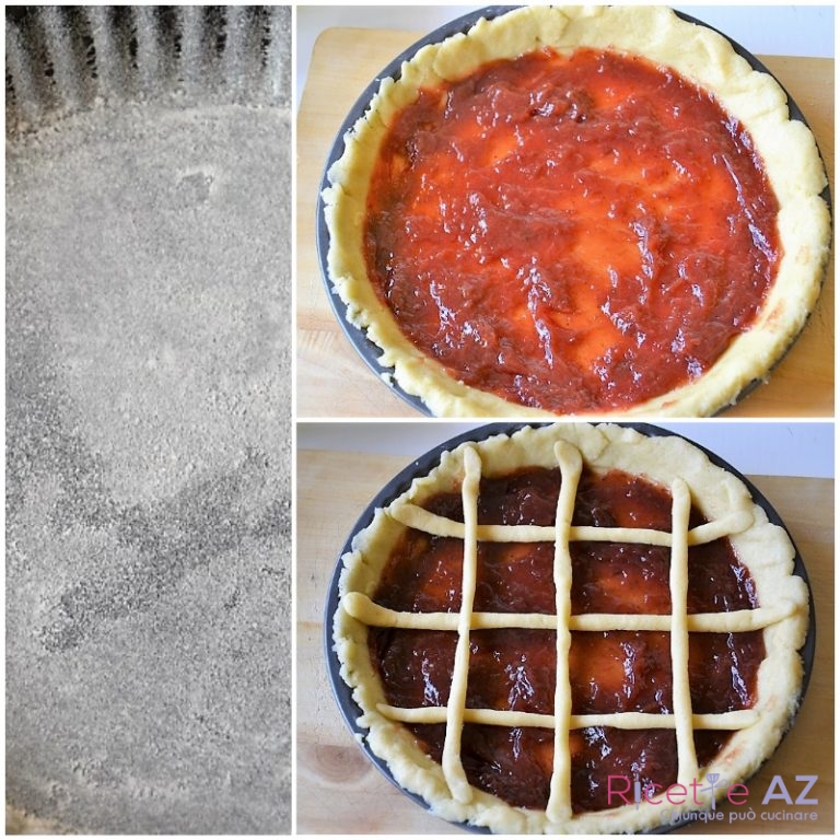 Crostata di marmellata in forno