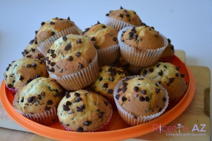 Muffin con Gocce di cioccolato