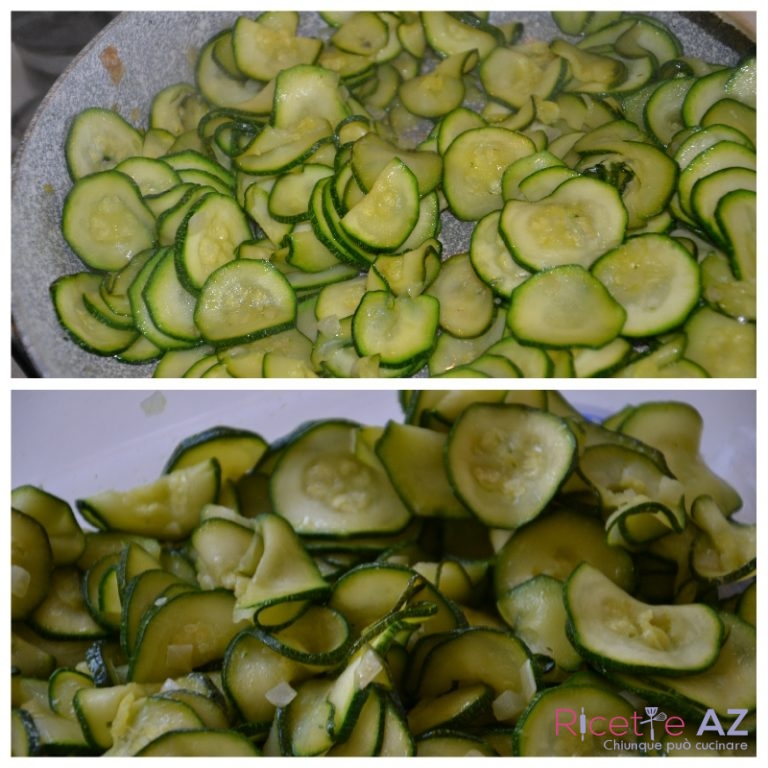 Zucchine in padella pronte