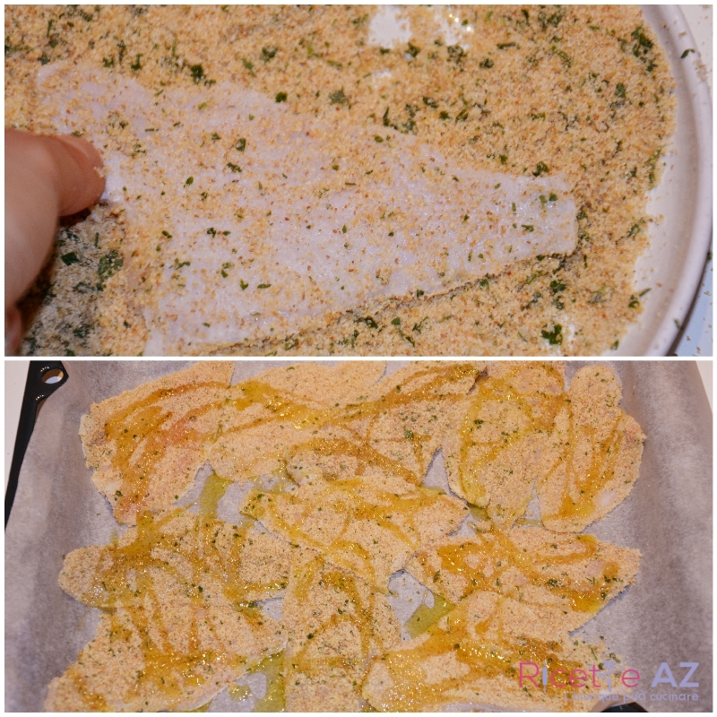 Filetti di merluzzo al forno in teglia