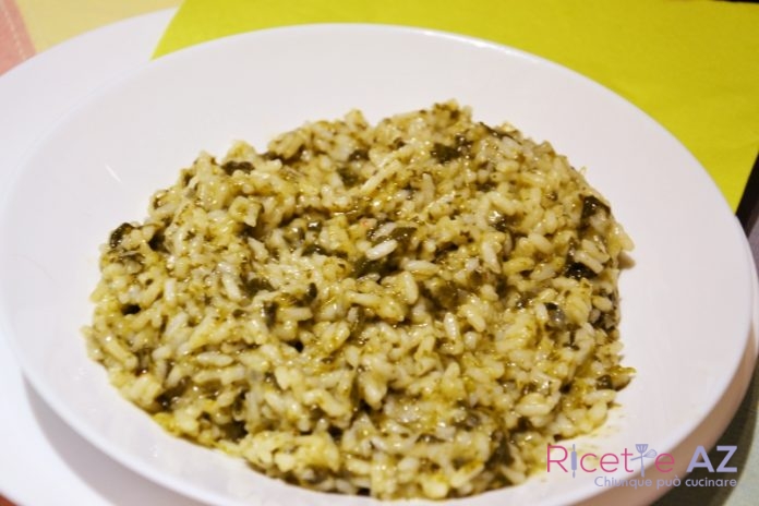 Ricetta risotto con gli spinaci