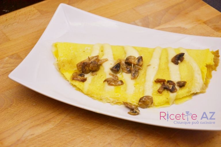 Crepes ai Funghi al forno