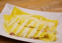Crepes al Forno con prosciutto e mozzarella