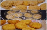 Crocchette di pollo fritte