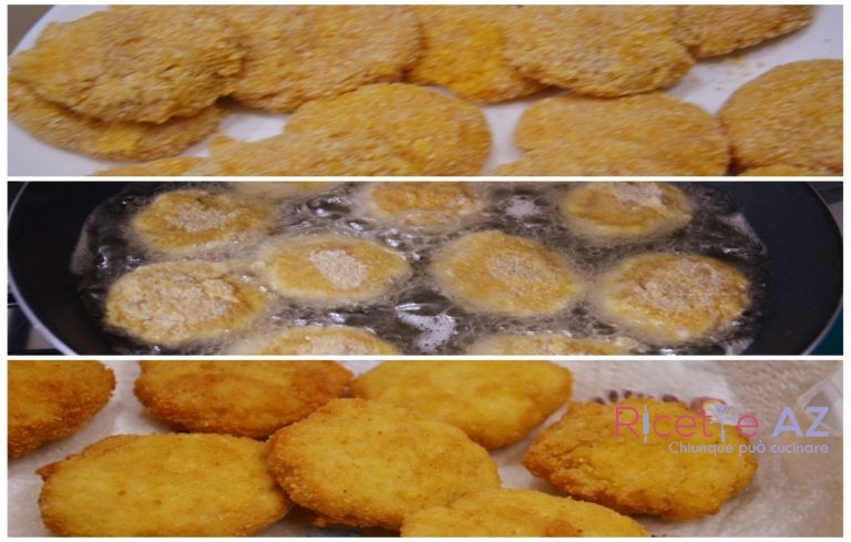 Crocchette di pollo fritte