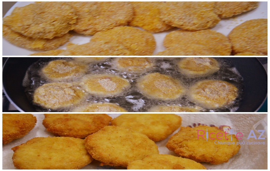 Crocchette di pollo fritte