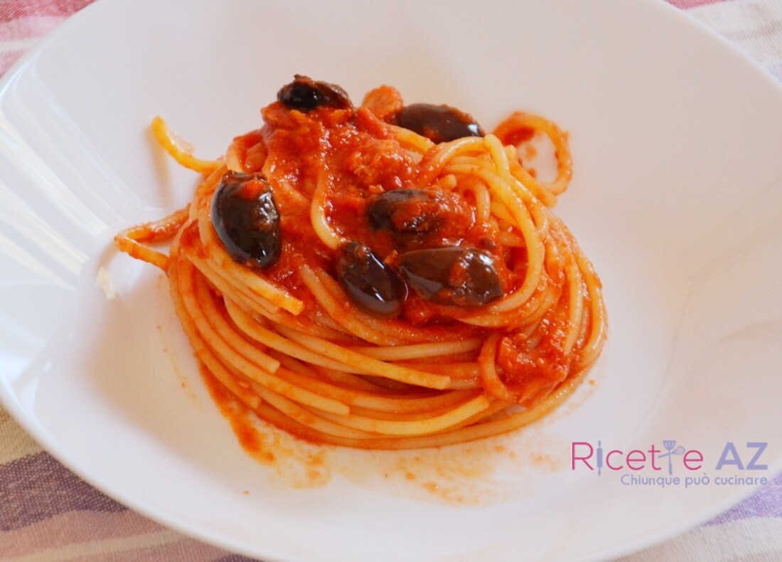Ricetta Spaghetti alle Olive
