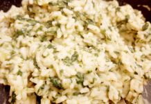 Risotto con Spinaci e Philadelphia