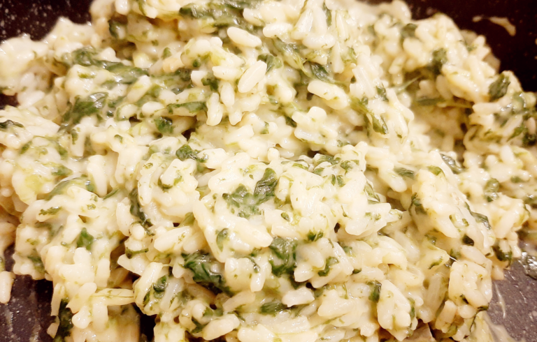 Risotto con Spinaci e Philadelphia