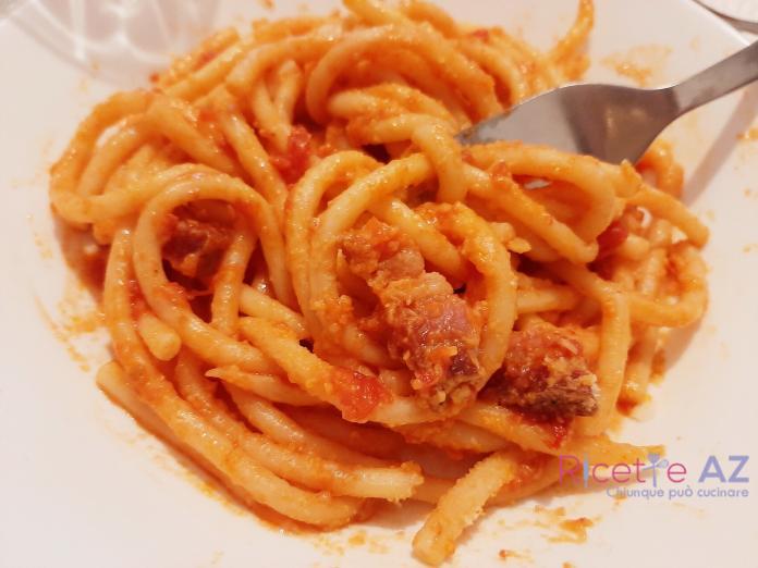 Ricetta dei Bucatini all'Amatriciana