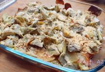 Ricetta dello Sformato di arciofi e Patate