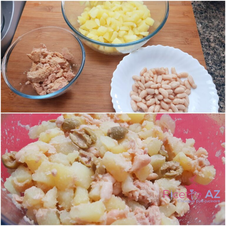 Come preparare l'insalata di patate e tonno